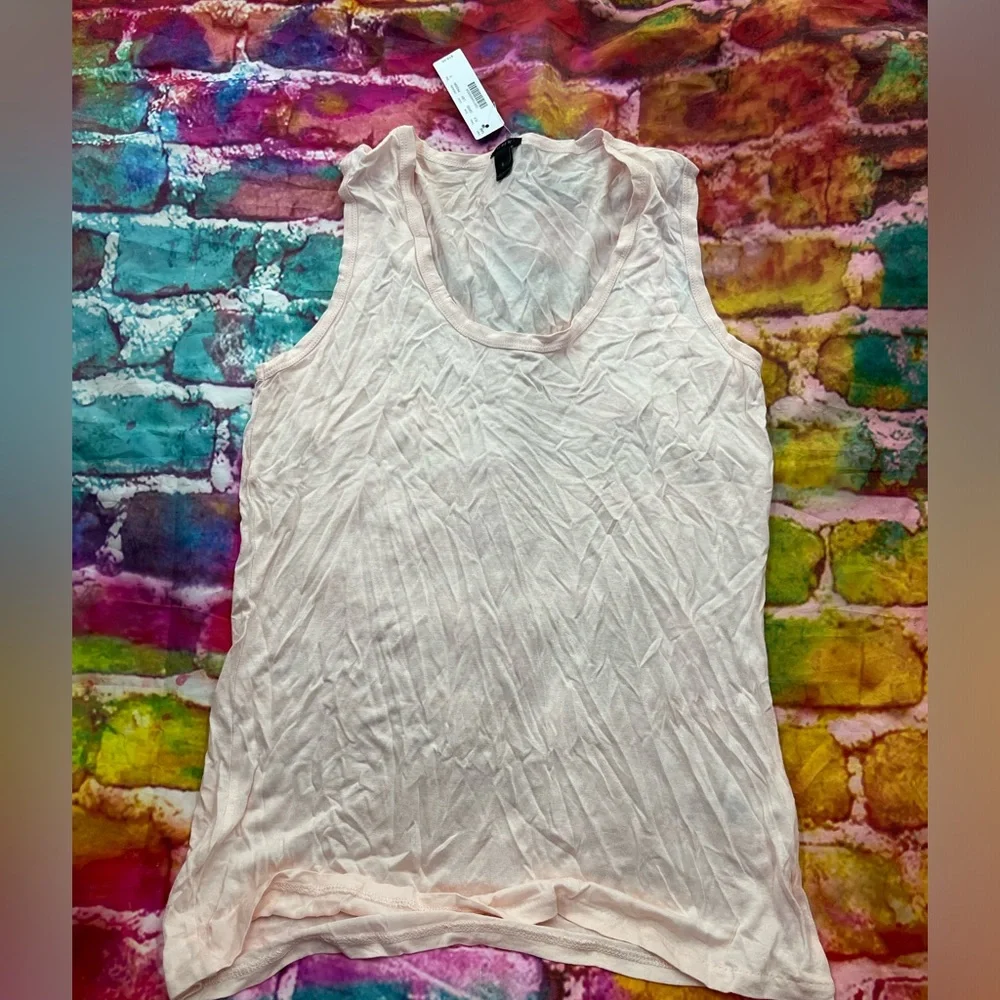 J. Crew Baby Pink Neck Tanktop viscose G21